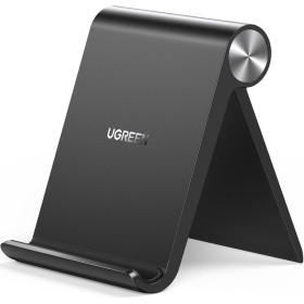 Support Téléphone Bureau Réglable Pose Smartphone Pliable noir