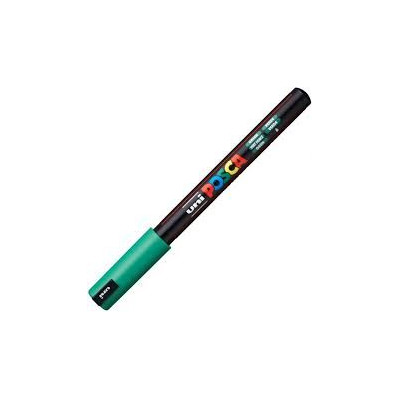 Uniball Posca pointe calibrée extra fin 0.7mm VERT FONCE  PC1MRVF