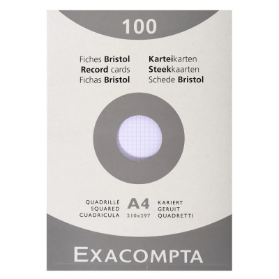 Etui 100 f.bristol blanc 210/297 5x5