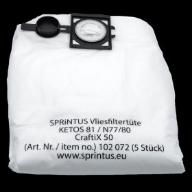 Sacs-microfibre Sac-microfibre  N/77/80, Ketos 81, CraftiX 50  (UVC 5 pièces)
