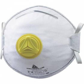 Lot de 10 Masque respiratoire jetable coque P2 avec valve.