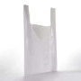 100 Sacs plastique blanc à bretelles 55x20x90cm