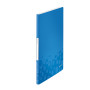 Reliure protege-documents 20 pochette wow leitz , bleu