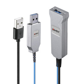 LINDY Câble fibre optique USB 3.0, 30m