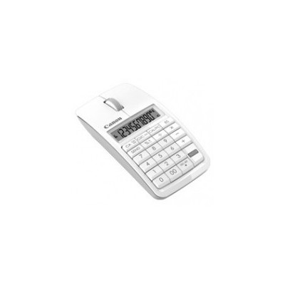 Canon XMark calculatrice blanche 3-en-1- Souris, calculatrice, pavé numérique