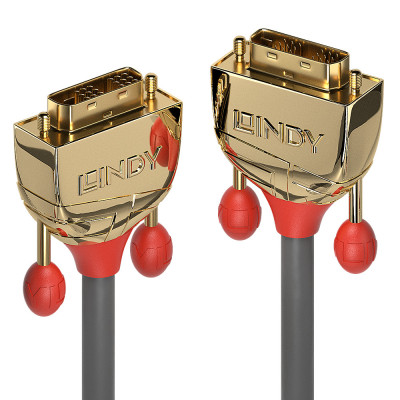 LINDY Câble DVI-D Single Link, Gold Line, 15m