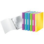 Classeur 4 anneaux souple PP 3mm, Leitz Assortis