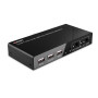 LINDY Switch KVM HDMI 4K60, USB 2.0 & Audio, 2 ports