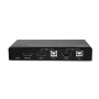 LINDY Switch KVM HDMI 4K60, USB 2.0 & Audio, 2 ports