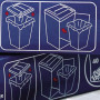 Sac  plastique 115L Rexel, 100 pieces