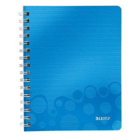 Cahier a5 pp wow leitz, quadrille , bleu