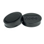 Aimants pour tableaux 1.5kg, 38mm, pack de 10, Noir