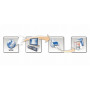 Intercalaire imprimable, PP, extra-large 6 touches, Leitz Multicolore