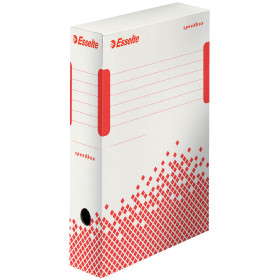 Boite d'archives 80mm speedbox esselte, blanc