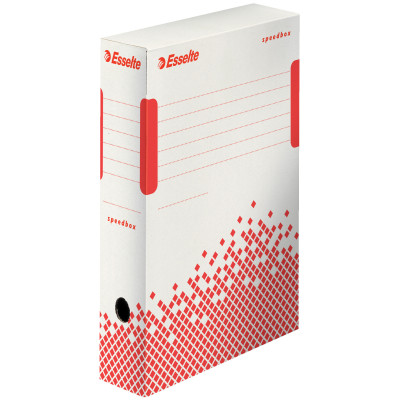 Boite d'archives 80mm speedbox esselte, blanc