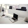 Mybox bac de rangement long wow leitz , blanc bleu