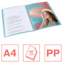 Reliure protege-documents 40 pochette 80 vues colour'breeze esselte, assortis