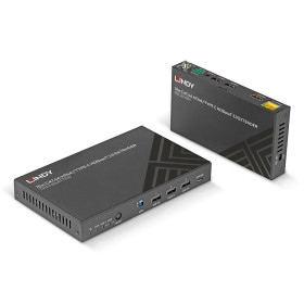 LINDY Extender KVM Cat.6A HDMI 4K60 & Type C HDBaseT 3.0, 70m