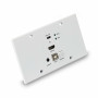 LINDY Plaque murale EU extender HDBaseT Cat.6 KVM HDMI 4K60 & Type C, 150m, émet