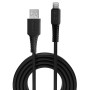 LINDY Câble USB Type A vers Lightning, noir, 3m