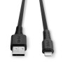 LINDY Câble USB Type A vers Lightning, noir, 3m