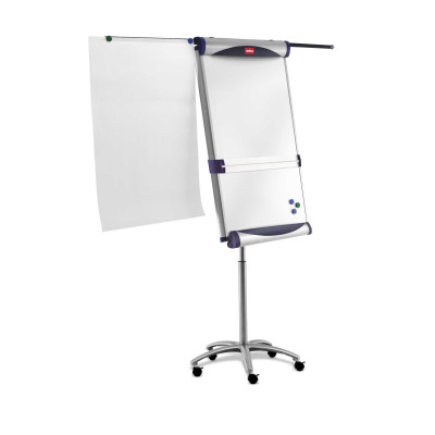 Chevalet mobile acier laque nano clean™ avec bras escamotables, acier laque - na