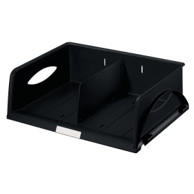 Corbeille sorty a4 horizontal leitz, noir