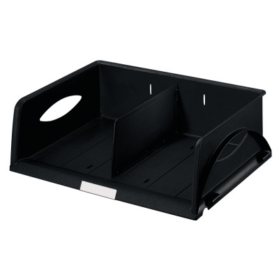 Corbeille sorty a4 horizontal leitz, noir