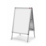 Porte-affiche clipsable 700 x 1000 mm nobo, cadre alu