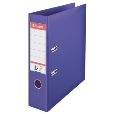 Classeur a levier n°1 power a4 pp 75 mm esselte, violet