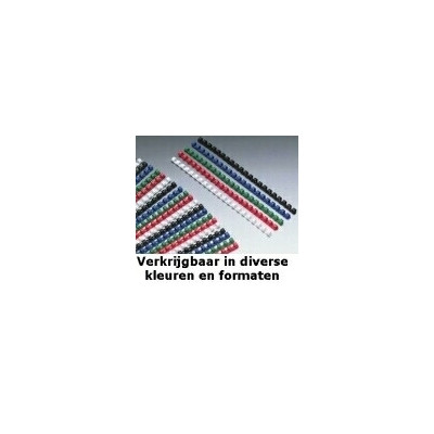 Peignes plastiqueA4 COMBIND GBC 10mm , Lot de 100, Rouge,