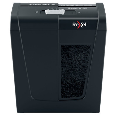 Destructeur de documents manuel s5 secure rexel, noir