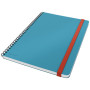 Cahier spirales HC format L (B5) COSY Leitz, quadrille, Bleu