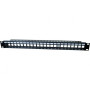 DEXLAN PANNEAU 1U 24 PORTS STP KEYSTONE AVEC SUPPORT CABLES