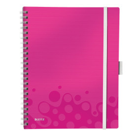 Cahier a4 bemobile wow leitz, ligne, rose