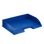 Corbeille a courrier paysage, leitz plus, bleu