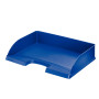 Corbeille a courrier paysage, leitz plus, bleu