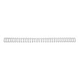 Peigne metallique A4 12,5mm WIREBIND GBC, Lot 100, Argent