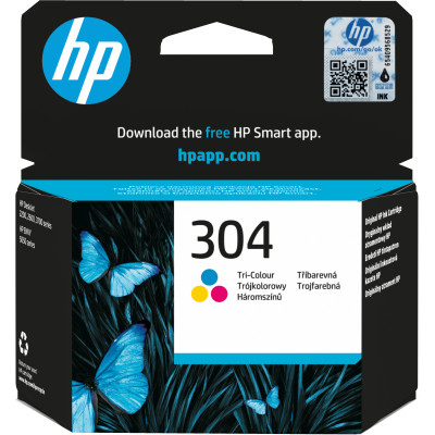 HP ink N9K05AE No.304 Color C M Y