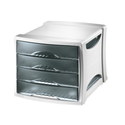 Bloc de classement Esselte, Eurospot, Translucide fume