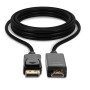 LINDY Câble adaptateur 0.5 m pour Display Port vers HDMI 4K30Hz