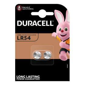 Duracell Paquet de 2 Piles LR54 (AG10)