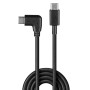 LINDY Câble USB 2.0 Type C coudé, 1m