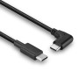 LINDY Câble USB 2.0 Type C coudé, 1m