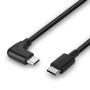 LINDY Câble USB 2.0 Type C coudé, 1m