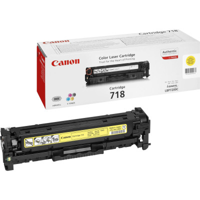 Canon toner cartridge crg-718 yellow ( 2659b002 )