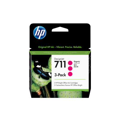 HP ink cartridge magenta No.711 CZ135A   3er Pack ( CZ135A )