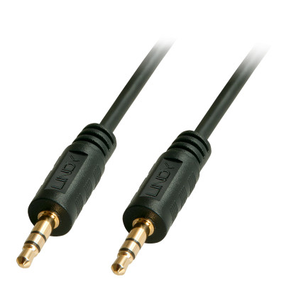 LINDY Câble audio Premium 2 x jack mâle 3,5mm, 5m