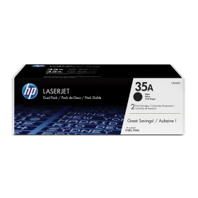 Hp toner cartridge cb435ad twinpack black ( no.35a )