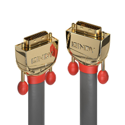 LINDY Câble DVI-D Dual Link, Gold Line, 15m